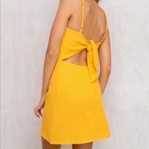 Princess Polly Yellow Simba Dress